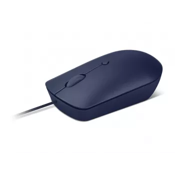 Káblová optická USB-C myš Lenovo GY51D20878, obojručná, 2400 DPI, 4 tlačidlá, modrá