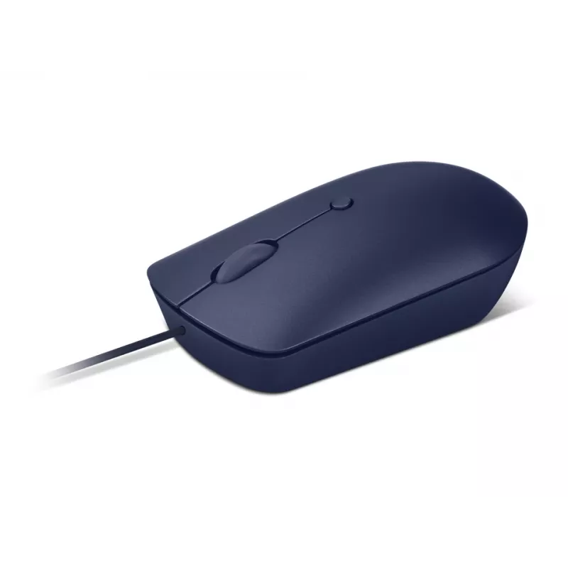 Káblová optická USB-C myš Lenovo GY51D20878, obojručná, 2400 DPI, 4 tlačidlá, modrá