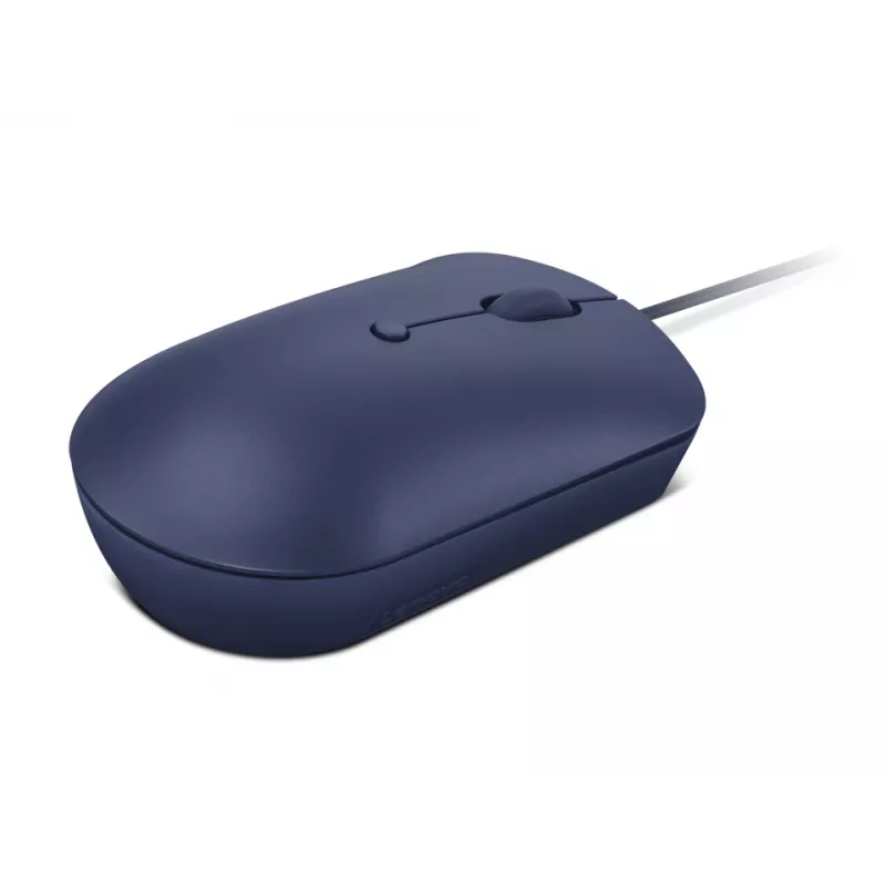 Káblová optická USB-C myš Lenovo GY51D20878, obojručná, 2400 DPI, 4 tlačidlá, modrá