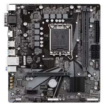 GIGABYTE H610M H V2 DDR4 základná doska - podporuje Intel Core 14. generácie, 6+1+1 Hybrid Digital VRM, až do 3200 MHz DDR4 (OC), 1x PCIe 3.0 M.2, GbE LAN, USB 3.2 Gen 1