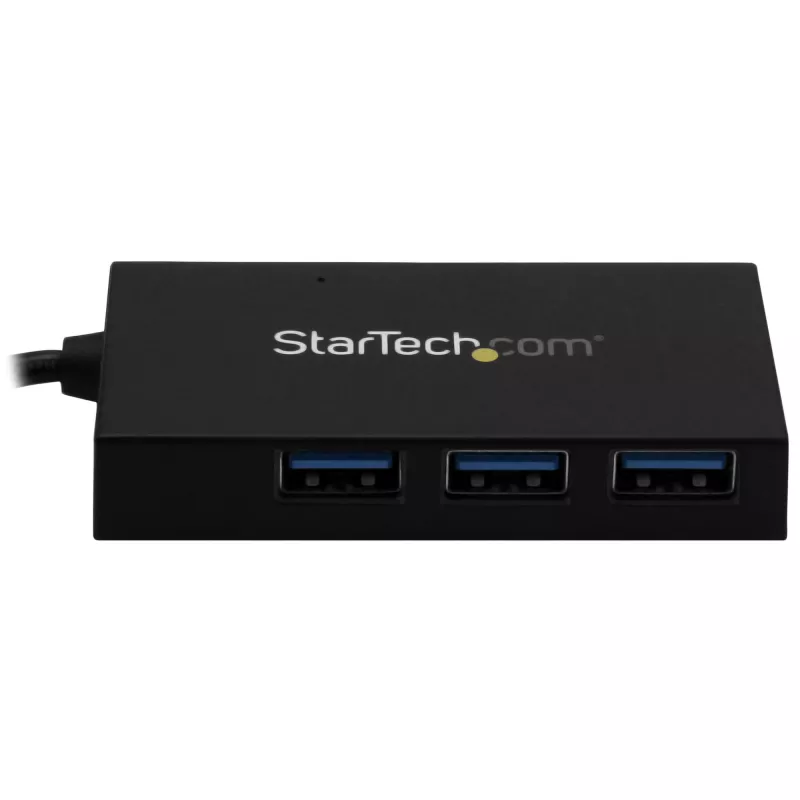 StarTech.com HB30A3A1CSFS 4-portový stolový USB 3.0 rozbočovač, USB-A na 3x USB-A + 1x USB-C, so sieťovým adaptérom