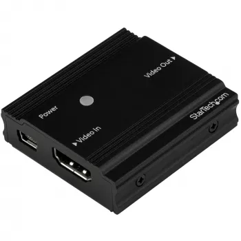StarTech.com HDMI zosilňovač signálu - HDMI extender - 4K 60Hz, 3840 x 2160 pixelov, AV repeater, 35 m, čierny, HDCP