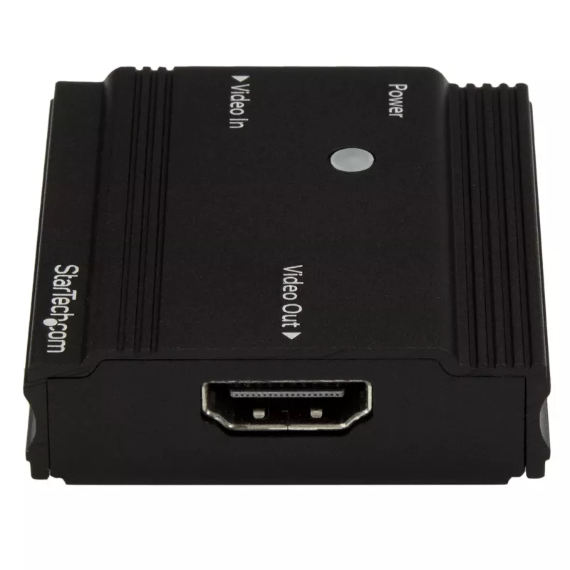 StarTech.com HDMI zosilňovač signálu - HDMI extender - 4K 60Hz, 3840 x 2160 pixelov, AV repeater, 35 m, čierny, HDCP