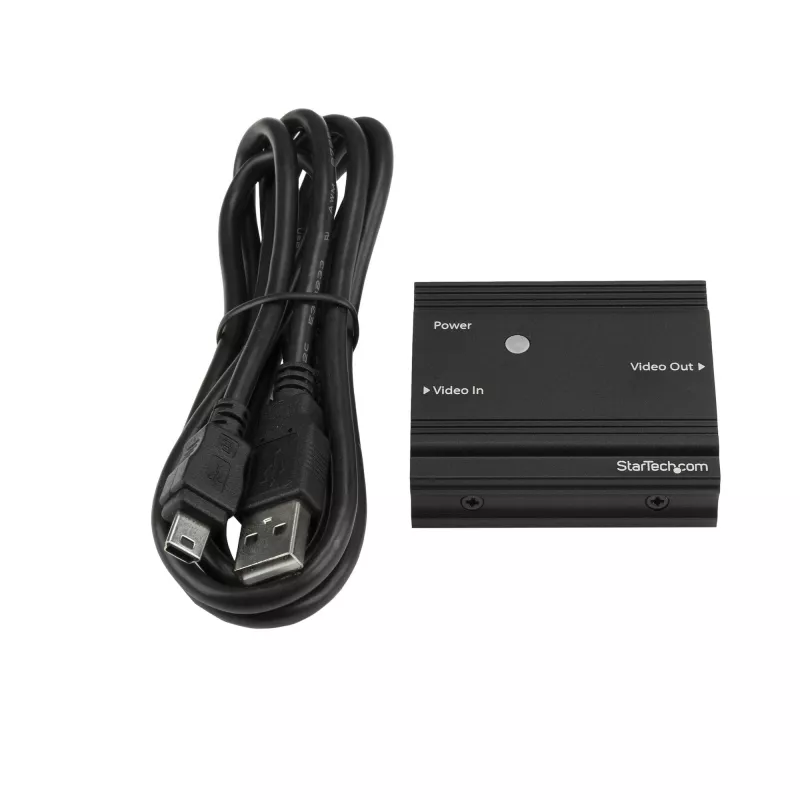 StarTech.com HDMI zosilňovač signálu - HDMI extender - 4K 60Hz, 3840 x 2160 pixelov, AV repeater, 35 m, čierny, HDCP