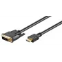 Microconnect HDM191815 video kábel adaptér 5 m HDMI DVI-D čierny