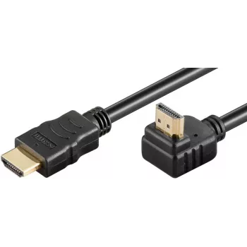 Microconnect HDM19191V2.0A90 HDMI kábel 1 m HDMI Type-A (štandard) čierny