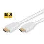 Microconnect HDMI High Speed kábel, 3 m, biely