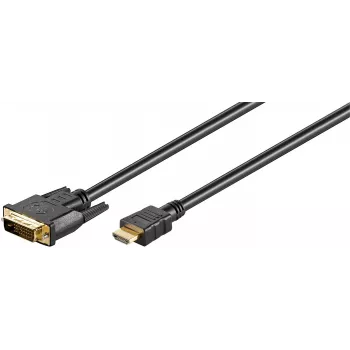 Microconnect HDM192415 video kábel adaptér 5 m DVI-D HDMI Type-A (štandard) čierny