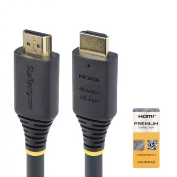 StarTech.com 10m (32.8ft) aktívny High Speed HDMI kábel, 4K 60Hz/1440p 144Hz, HDR10/HDCP 2.2/ARC, 18Gbps, UHD HDMI 2.0 kábel pre TV/monitor/display, TPE plášť