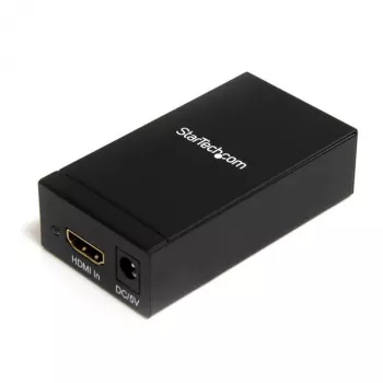 StarTech.com HDMI alebo DVI na DisplayPort aktívny konvertor, aktívny videokonvertor, napájanie, čierna, oceľ, CE, FCC, RoHS, 1920 x 1200 pixelov