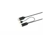 Microconnect HDMI-DP-CON2 videokábel adaptér 2 m DisplayPort čierny