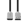 Microconnect HDMISUPERSLIM05M HDMI kábel 0,5 m HDMI Type-A (štandard) čierny, metalický