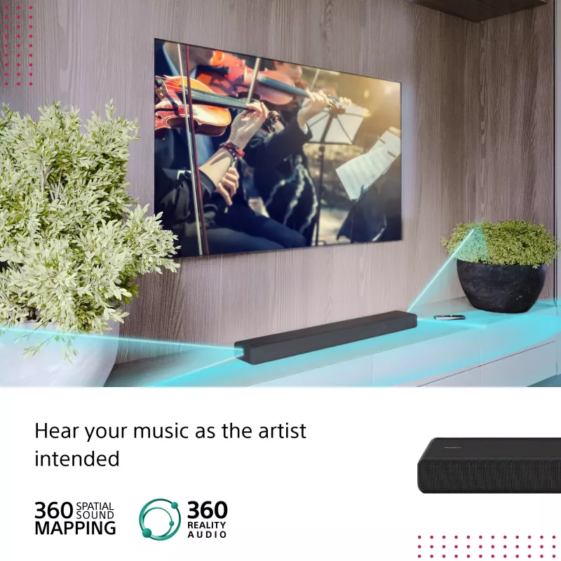Soundbar Sony HT-A3000 čierny 3.1 kanály 250 W