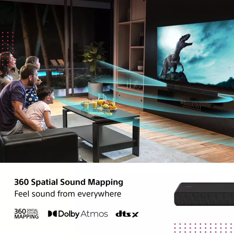 Soundbar Sony HT-A3000 čierny 3.1 kanály 250 W