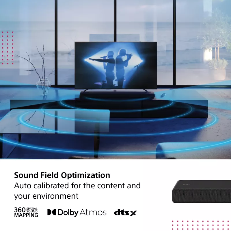 Soundbar Sony HT-A3000 čierny 3.1 kanály 250 W