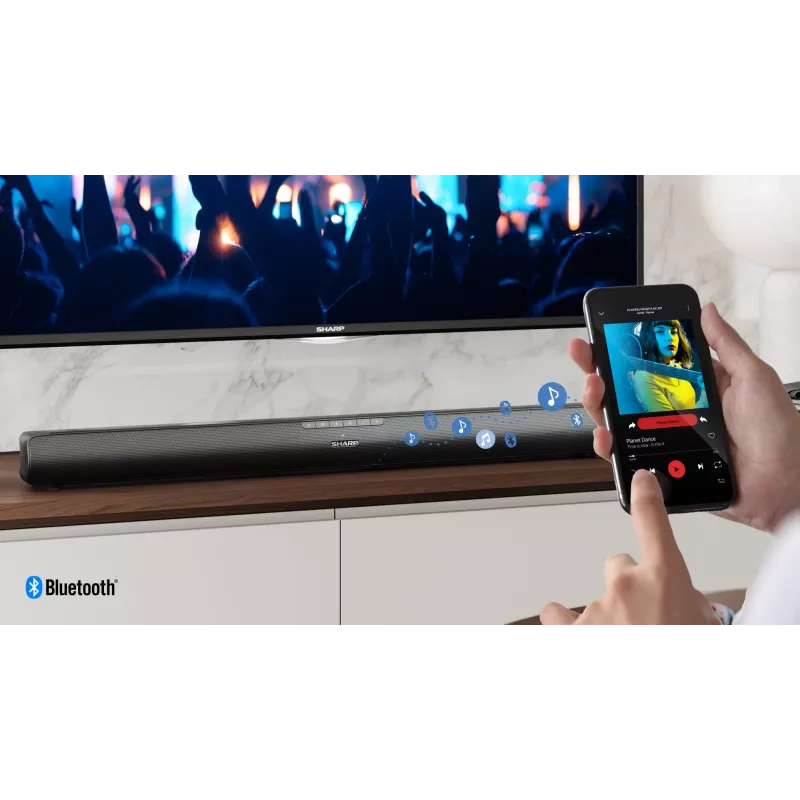 Sharp HT-SB100 soundbar reproduktor čierny 2.0 kanály 75 W