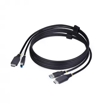 StarTech.com 1,8 m HDMI a USB 5 Gbit/s KVM kábel, 4K 60Hz, HDMI 2.0 a USB kombokábel pre KVM prepínače