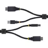 StarTech.com 1,8 m HDMI a USB 5 Gbit/s KVM kábel, 4K 60Hz, HDMI 2.0 a USB kombokábel pre KVM prepínače