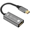 Techly IADAP-USBC-HDMI8 USB grafický adaptér 7680 x 4320 pixelov čierny, strieborný