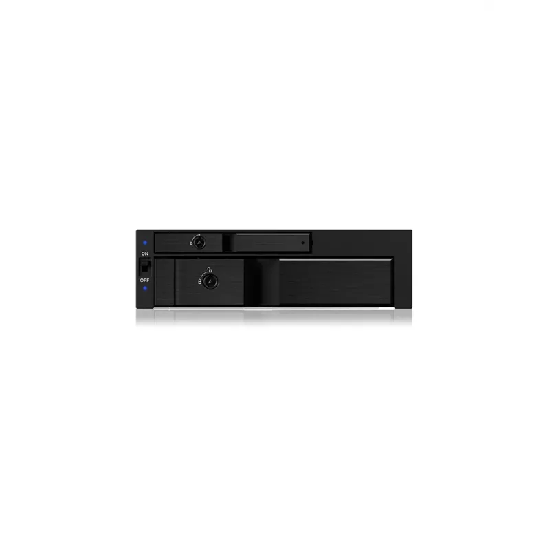 ICY BOX IB-173SSK 2-násobný rám na výmenu pre 1x 2,5 a 1x 3,5 SATA/SAS pevné disky