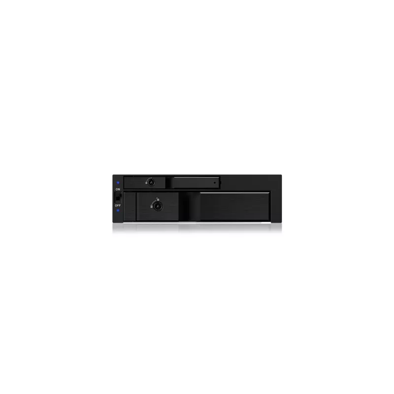 ICY BOX IB-173SSK 2-násobný rám na výmenu pre 1x 2,5 a 1x 3,5 SATA/SAS pevné disky