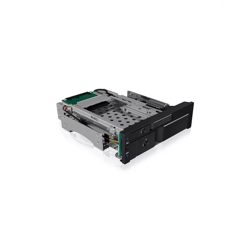 ICY BOX IB-173SSK 2-násobný rám na výmenu pre 1x 2,5 a 1x 3,5 SATA/SAS pevné disky