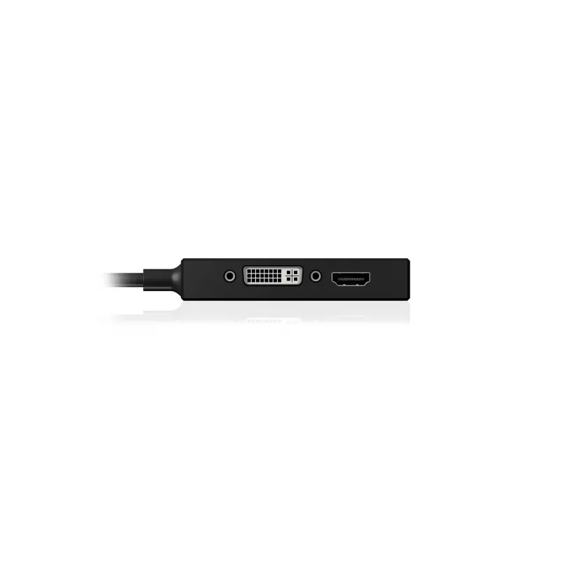 ICY BOX IB-AC1032 Mini DisplayPort DVI-D + VGA (D-Sub) + HDMI čierny