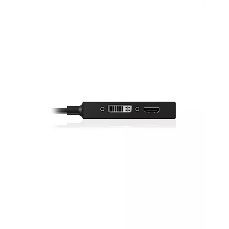 ICY BOX IB-AC1032 Mini DisplayPort DVI-D + VGA (D-Sub) + HDMI čierny