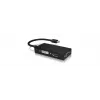 ICY BOX IB-AC1032 Mini DisplayPort DVI-D + VGA (D-Sub) + HDMI čierny