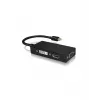 ICY BOX IB-AC1032 Mini DisplayPort DVI-D + VGA (D-Sub) + HDMI čierny