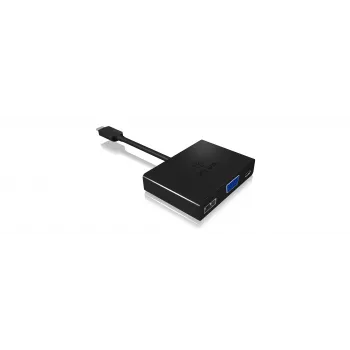 ICY BOX IB-DK4032-CPD USB-C na VGA multiport adaptér