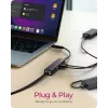 ICY BOX IB-HUB1439-LAN káblový USB 3.2 Gen 1 (3.1 Gen 1) Type-A čierny