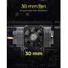 ICY BOX IB-M2HSF-705 chladič/chladič SSD 3 cm strieborný 1 ks