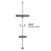 Techly ICA-TR32 stojan/držiak TV 177,8 cm (70 palcov) strieborný