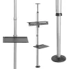 Techly ICA-TR32 stojan/držiak TV 177,8 cm (70 palcov) strieborný