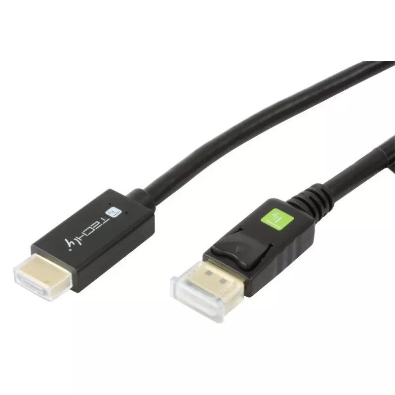 Techly konvertorový kábel 1m DisplayPort na HDMI 1.2 4K ICOC DSP-H12-010