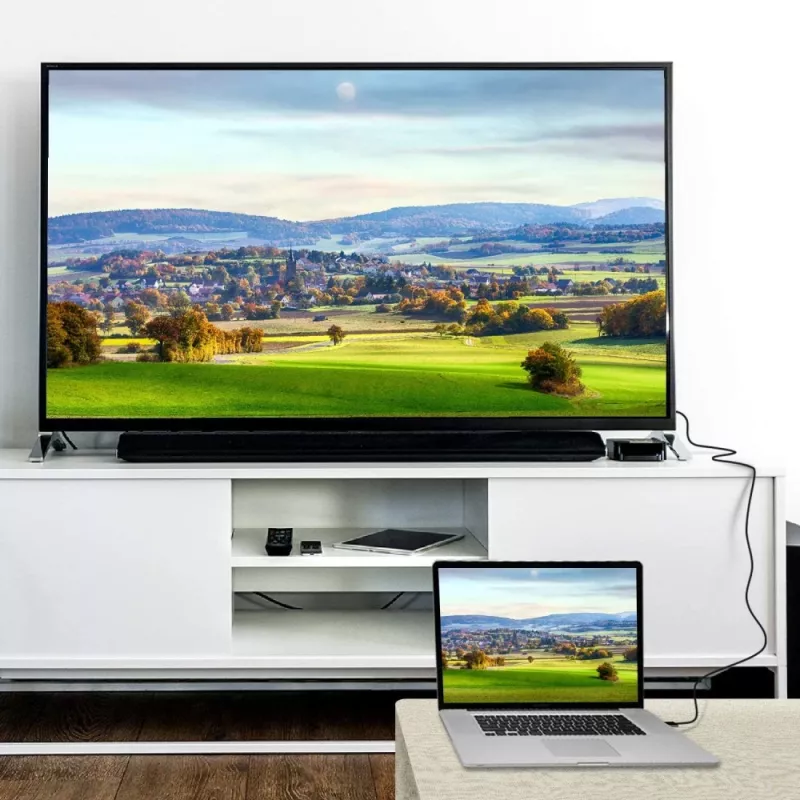 Techly konvertorový kábel 1m DisplayPort na HDMI 1.2 4K ICOC DSP-H12-010