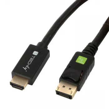 Techly konvertorový kábel 2m DisplayPort na HDMI 1.2 4K ICOC DSP-H12-020