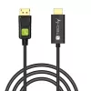 Techly konvertorový kábel 2m DisplayPort na HDMI 1.2 4K ICOC DSP-H12-020