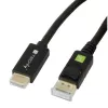 Techly konvertorový kábel 2m DisplayPort na HDMI 1.2 4K ICOC DSP-H12-020