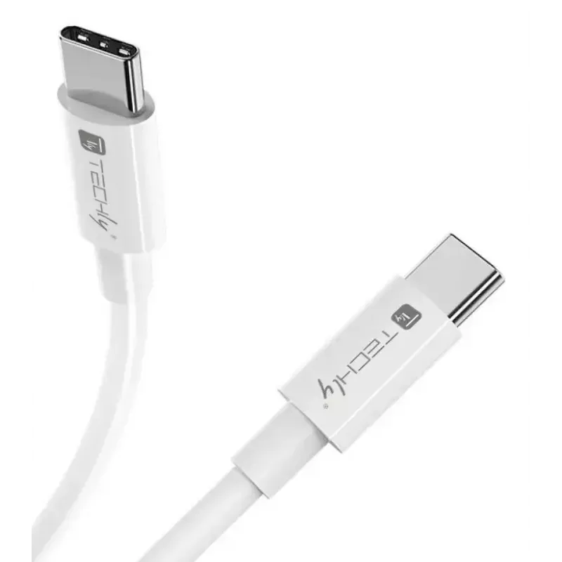 Techly ICOC-MU4-20G240W2 USB kábel USB4 Gen 2x2 2 m USB C biely