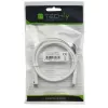 Techly ICOC-MU4-40G240W1 USB kábel USB4 Gen 3x2 1 m USB C biely