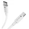 Techly ICOC-MU4-40G240W1 USB kábel USB4 Gen 3x2 1 m USB C biely