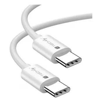 Techly ICOC-MU4-40G240W1 USB kábel USB4 Gen 3x2 1 m USB C biely