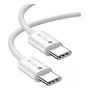 Techly ICOC-MU4-40G240W1 USB kábel USB4 Gen 3x2 1 m USB C biely