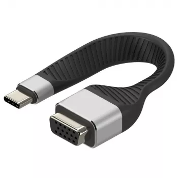 Techly ICOC-USBC-VGA videokábel adaptér 0,12 m USB Type-C VGA (D-Sub)