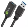 Techly ICUR3050G USB kábel USB 3.2 Gen 1 (3.1 Gen 1) 5 m USB A čierny