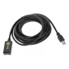 Techly ICUR3050G USB kábel USB 3.2 Gen 1 (3.1 Gen 1) 5 m USB A čierny
