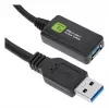 Techly ICUR3050G USB kábel USB 3.2 Gen 1 (3.1 Gen 1) 5 m USB A čierny