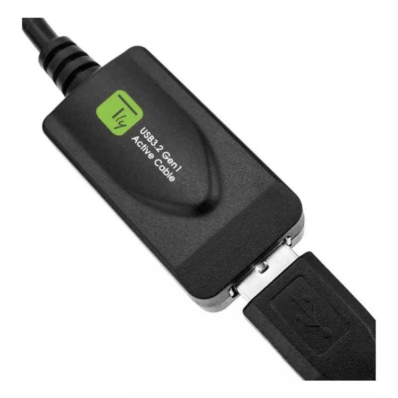 Techly ICUR3050G USB kábel USB 3.2 Gen 1 (3.1 Gen 1) 5 m USB A čierny